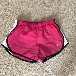 Pink Nike shorts